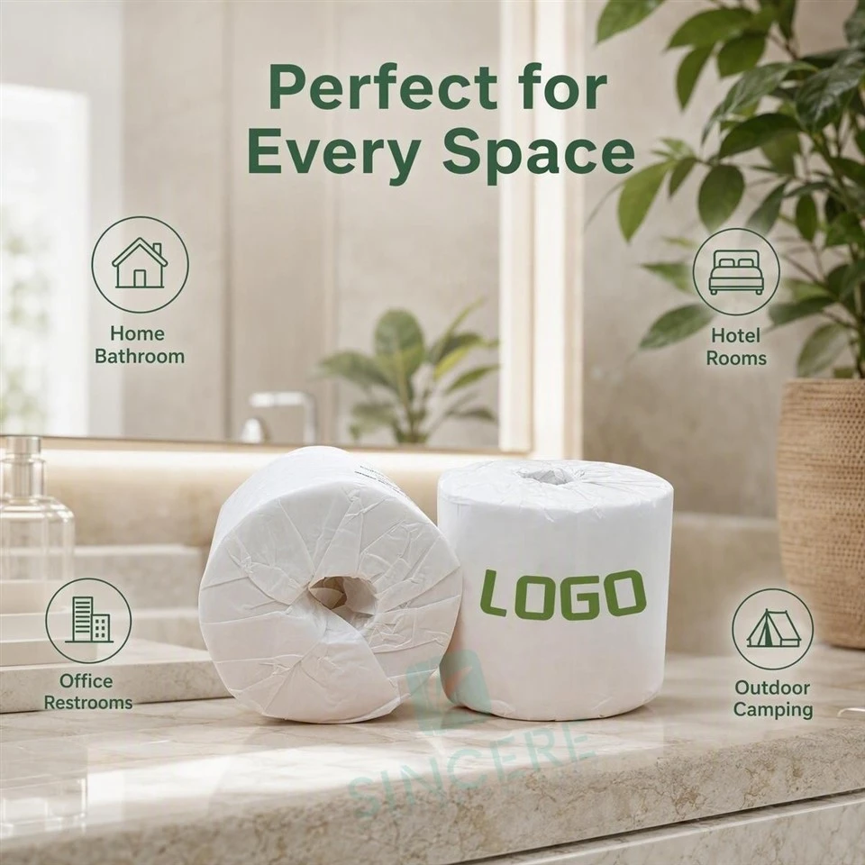 100% Bamboo Pulp Toilet Roll Tree-Free Bathroom Tissue (5)