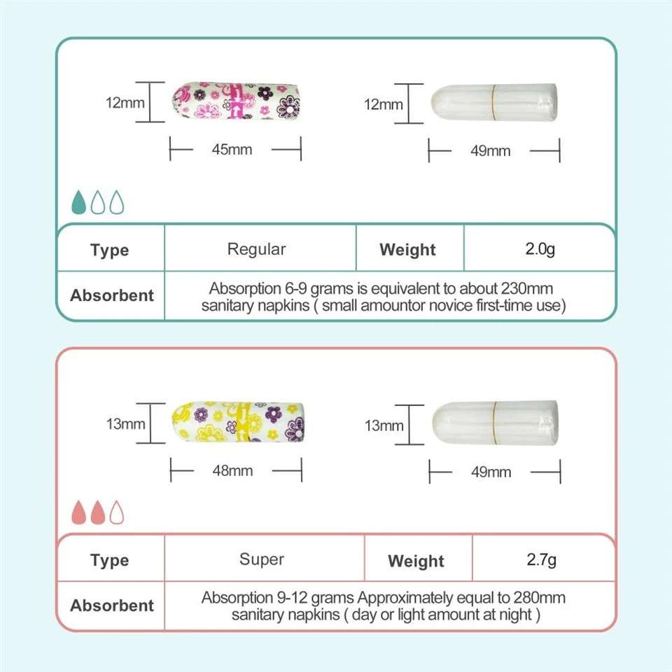 organic tampons regular and super(232)